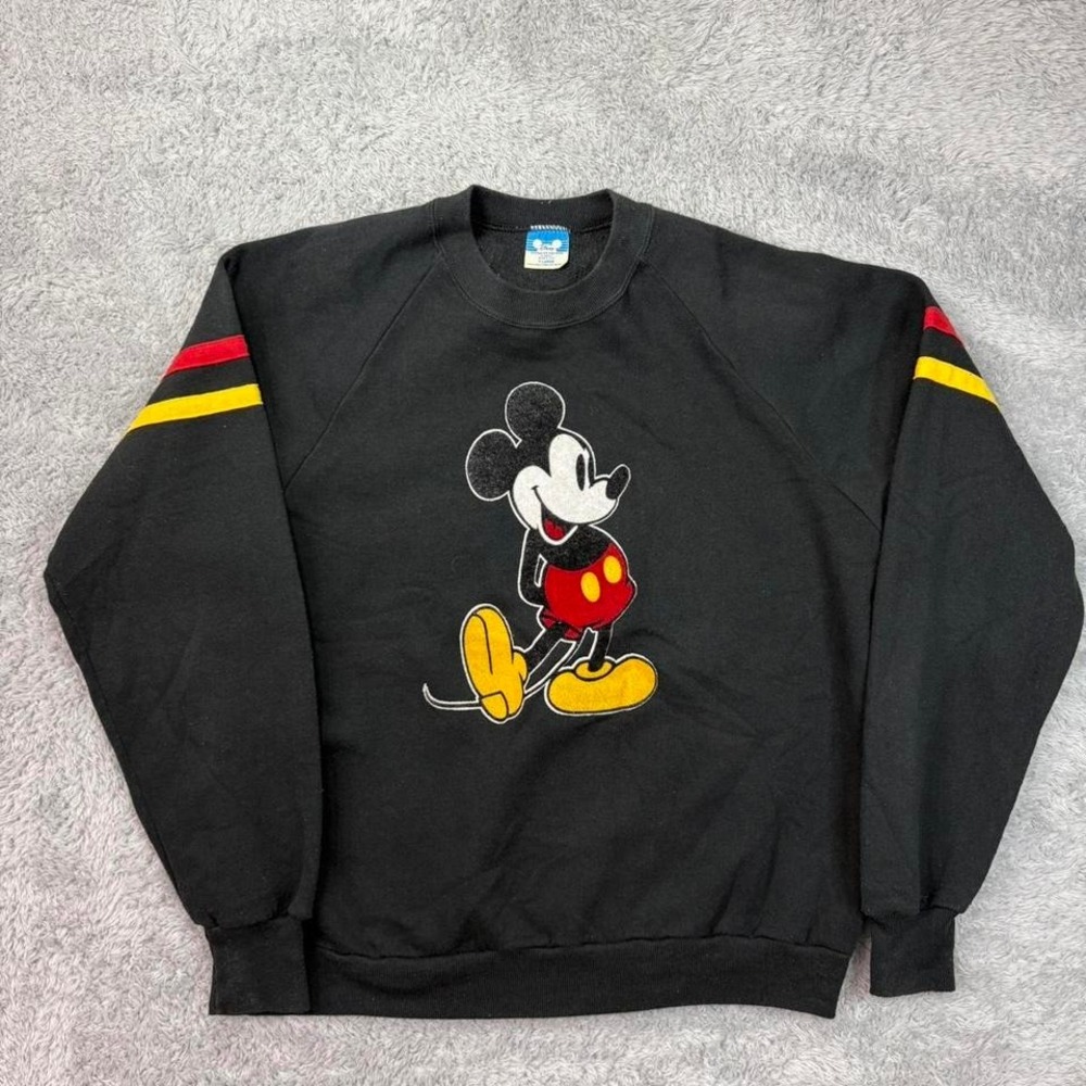 Disney Mickey Mouse black crewneck sweatshirt
